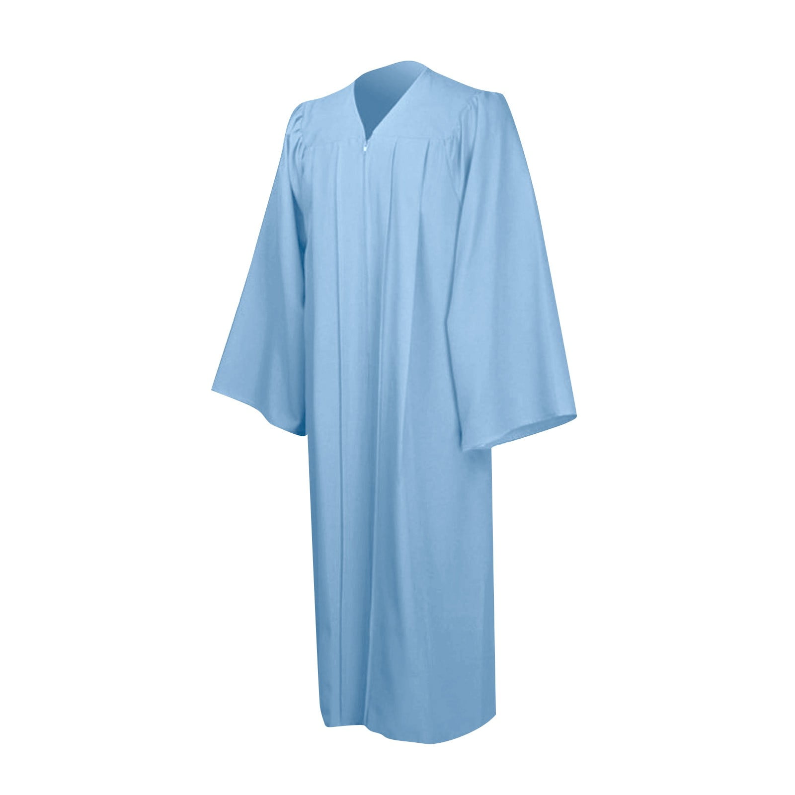 Mens Shirts Gifts for Men Unisex Choir Robes For Church Baptism Officiant Confirmation Costume,Graduation Gown Pastor &judges Robe Blue Polyester 2XL
