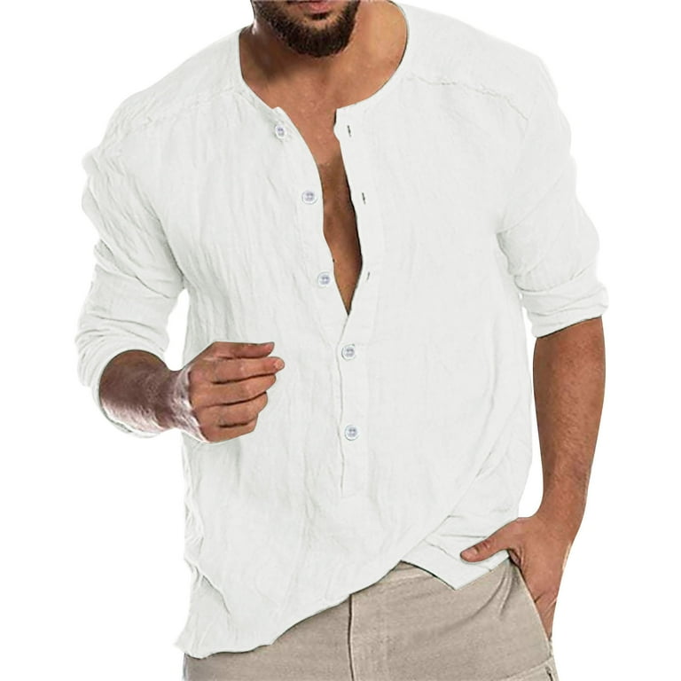 mens long sleeve summer tops