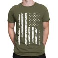 thumbnail image 1 of Mens Shirts, Men's Summer 3D Digital Printing Independence Day T-Shirt Short Sleeve Blouse, 1 of 4