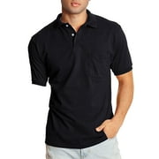 ENCOUTHRE Mens Shirts Mens Casual solid color large size new pocket business T Shirts ' Gifts for Men Black S