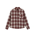 thumbnail image 1 of Mens Shirts Mens Fall Plaid Button Up Shirt Regular Fit Long Sleeve Checkered Shirt Casual Button Down Shirts Jacket with Pocket, 1 of 3