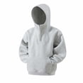 thumbnail image 1 of Mens Shirts Mens Heavy Weight Light Fleece Pullover Hoodie with Kangaroo Pockets Drop Shoulde Sweatshirts Blanks Oversized, 1 of 7