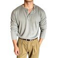 thumbnail image 1 of Mens Shirts, Mens Muscle Henley Shirts Lightweight Workout T-Shirt Gym Tee | Solid Color Comfortable Soft Athletic Short Sleeve with Button, 1 of 5
