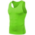 thumbnail image 1 of Mens Shirts Mens Quick Drying Compression Shirt Slimming Body Shaper Vest Workout Tank Tops Abs Abdomen Undershirts Gifts for Men Green Polyester M, 1 of 3