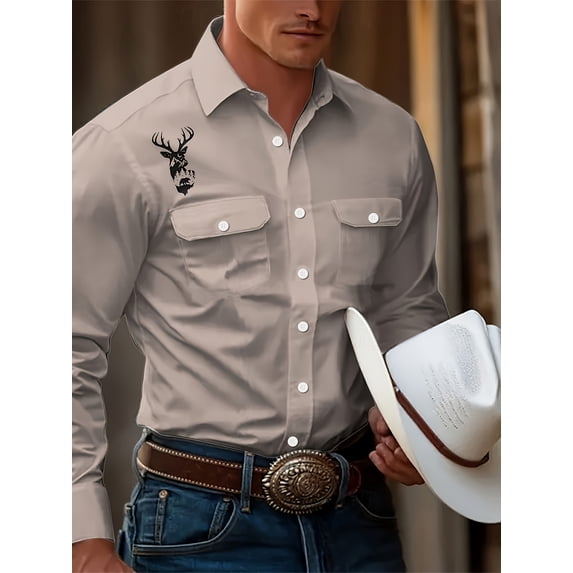 Mens Shirts Non Iron Plain Men's Long Sleeve Regular Fit Stretch Dress Business Formal Shirt Beige XXL