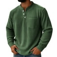 thumbnail image 1 of Mens Shirts - Pacificozy Shirts for Men, Men's Casual Ribbed Stand Collar Zipper Long Sleeve T-Shirt &Christmas Tshirts, 1 of 8