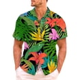 thumbnail image 1 of Mens Shirts Shirt Casual Tropical Style Print Trend Male Shirt, 1 of 4
