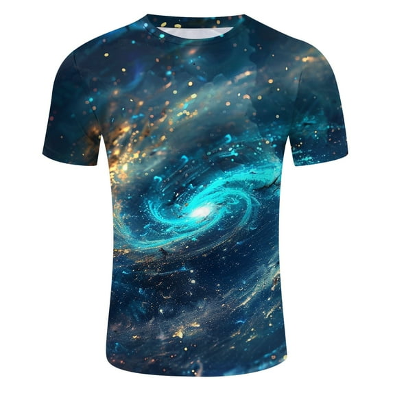 Mens Shirts Short Sleeve 3D Print Graphic Funny Colorful Summer Tee Shirts for Men M-3XL T Shirts for Men 3D Printed Breathable Tops Party
