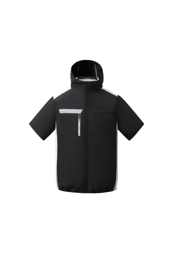 Mens Shirts Short Sleeve, Cooling Short Sleeve for Men Ice Cool Air Conditioned Shirt Lightweight Outdoor Workwear for Hot Summer