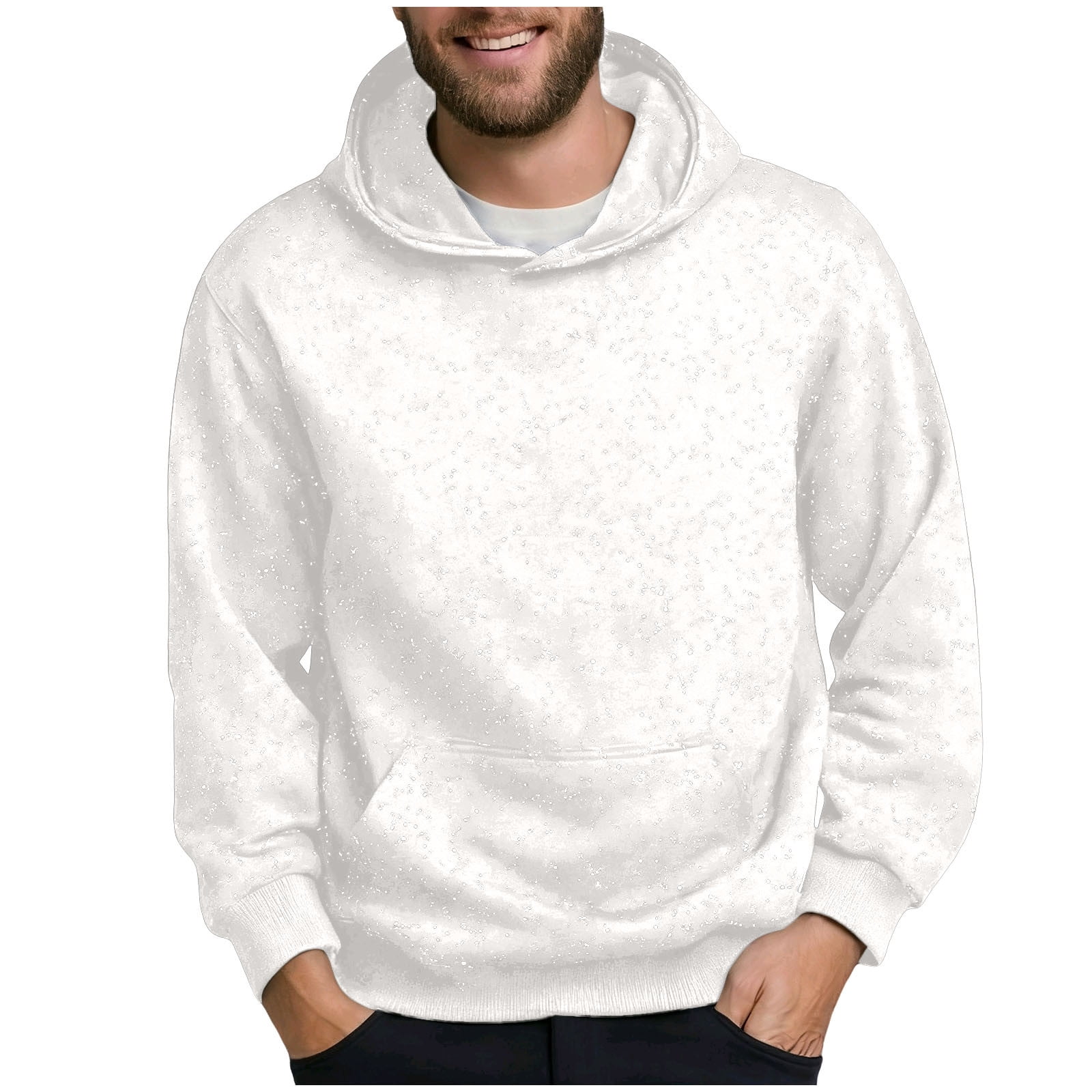 Mens Shirts Sparkly Hoodies for Men Women Shiny Glitter Hooded