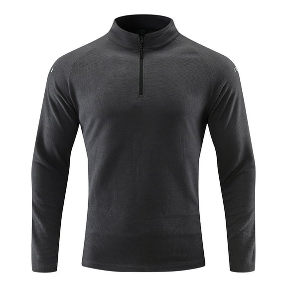 Mens Shirts Under $10 Compression Shirt Men's Long Sleeved Tight Fitting Shirt, Basic Sports Shirt, Training Running Bottom Fitness Top