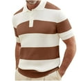 thumbnail image 1 of Mens Shirts Under $10 Men's Knit Sweaters Short Sleeve Pullover Tops Casual Sweater, 1 of 5