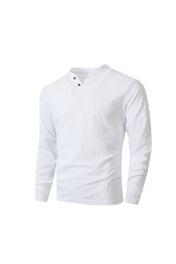 Mens Shirts Under $10 Men's Shapewear Compression Flex Long Sleeve V Neck T-Shirt for Fitness Business and Leisure - Stylish