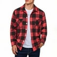 thumbnail image 1 of Mens Shirts Under $10 Mens Flannel Shirts Long Sleeve Button Down Casual Work Plaid Collared Shirt Jacket Vintage Classic with Pockets, 1 of 6