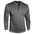 thumbnail image 1 of Mens Shirts Under $10 Mens Shirts Long Sleeve Casual Classic Henley Cotton T-Shirts Lightweight Button Tee Shirts, 1 of 6