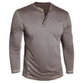 thumbnail image 1 of Mens Shirts Under $10 Mens Shirts Long Sleeve Casual Classic Henley Cotton T-Shirts Lightweight Button Tee Shirts, 1 of 4