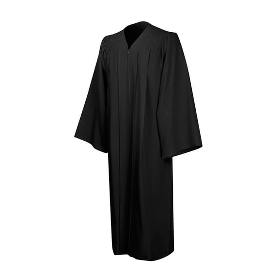 Mens Shirts Unisex Choir Robes For Church Baptism Officiant Confirmation Costume,Graduation Gown Pastor &judges Robe Gifts for Men Black Polyester S