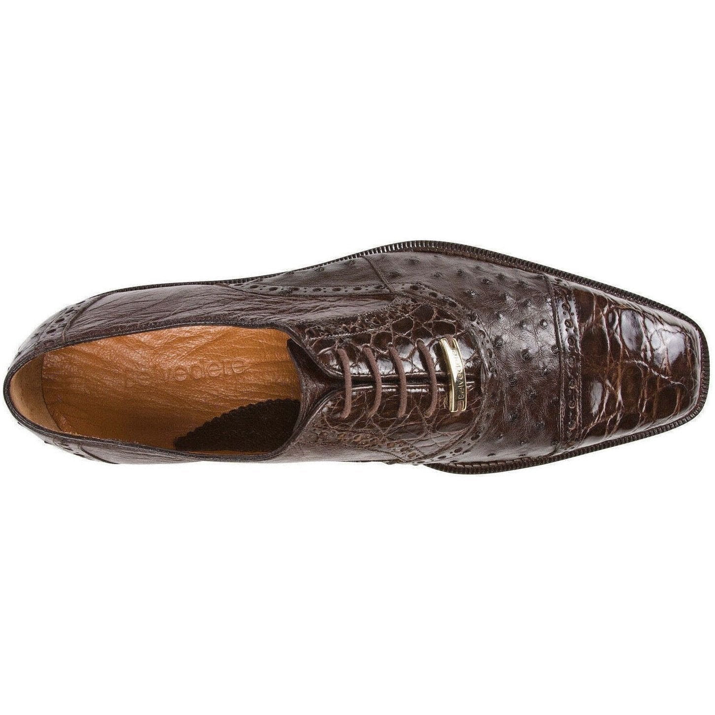 Belvedere Batta - Olive Genuine Crocodile Leather Shoe