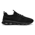 thumbnail image 1 of Mens Shoes Casual Sneakers Low Top Walking Shoes Breathable Mesh Sport Shoes Black Size 7, 1 of 5