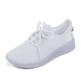 thumbnail image 1 of Mens Shoes,Fashion Sneakers Lightweight Breathable Mesh Walking Shoes Versatile Daily Wear Comfort Fit Design,Shoes for Men,White,7.5, 1 of 9