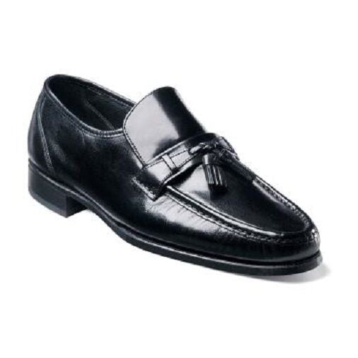 Mens Shoes Florsheim Como Black Leather Dressy Slip on Extra Comfort 17090-01 US Shoe Size (Men's): 8, Width: Medium (D, M) - image 1 of 7