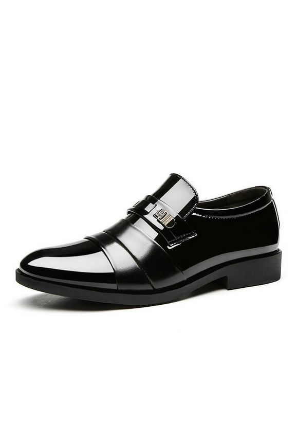 Mens Shoes Gradient Stripes Loafers Slip On Casual Driving Loafer Classic Formal Business Oxford Shoes Tuxedo Leather