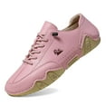 thumbnail image 1 of Mens Shoes,Handmade Casual Sneakers with Comfortable Sole for Everyday Walking and Lightweight Breathable Fit,Shoes for Men,Pink,8, 1 of 8