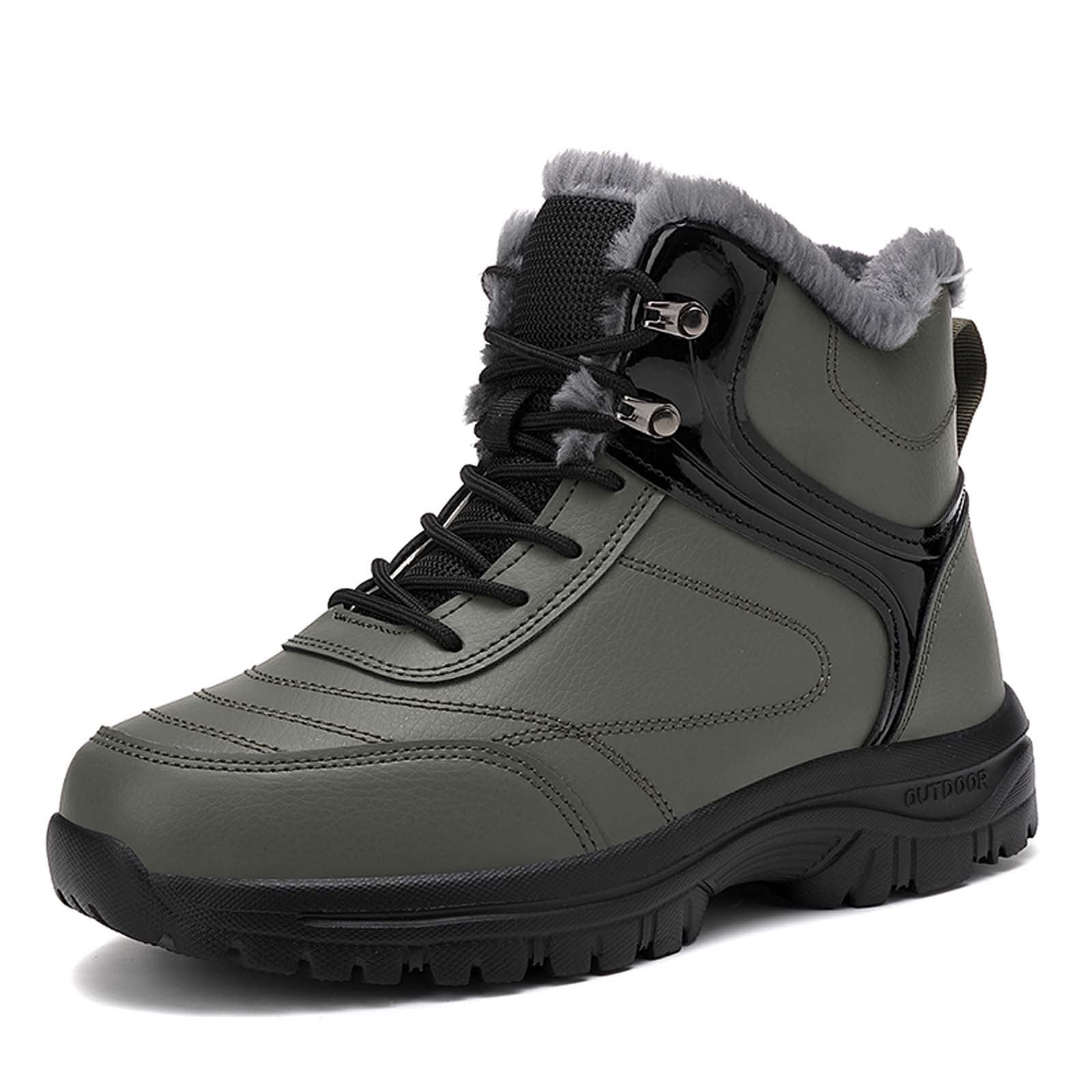 Photo inspiration: Gallery Detail: Mens Shoes Insulated High Top Winter Hiking Sneakers For Men