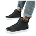 Mens Shoes Lightweight Casual PU Sneakers Walking Shoes For Men 2024