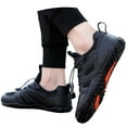 thumbnail image 1 of Mens Shoes,Lightweight Hiking Sneakers Outdoor Walking Non Running Shoes for Trekking Comfort Footwear,Shoes for Men,Black,8.5, 1 of 8