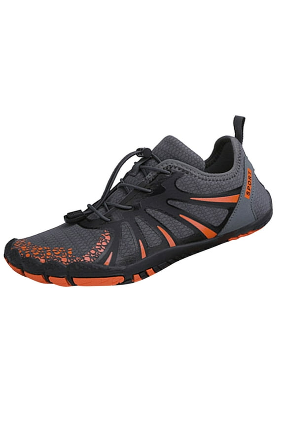 Mens Shoes,Men Fashion Sports Sneakers Lightweight Breathable Water Wading Swim Fitness Comfort Footwear,Shoes for Men,Grey,11.5