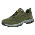 thumbnail image 1 of Mens Shoes,Men Sports Fashion Sneakers Thick Sole Flat Bottom Comfortable Lace Up Mountaineering Walking Casual Athletic Footwear,Shoes for Men,Green,12.5, 1 of 9
