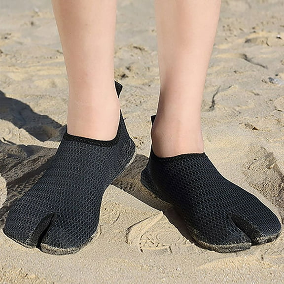 XIMIN Mens Shoes Quick-Drying Stretch Mesh Split-Toe Design Toe Protection Sports Barefoot Suitable for Swimming Diving Beach Water Rock Climbing