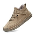 thumbnail image 1 of Mens Shoes,Supportive On Sneakers Ergonomic Orthopedic Comfortable Walking Shoes for Hiking Camping Driving And Casual Wear,Shoes for Men,Beige,6.5, 1 of 9