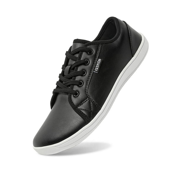 Mens Shoes,Unisex Barefoot Sneakers Wide Toe Lightweight Drop Sole Comfort Walking Shoes for Men And Women,Shoes for Men,Black1,7.5
