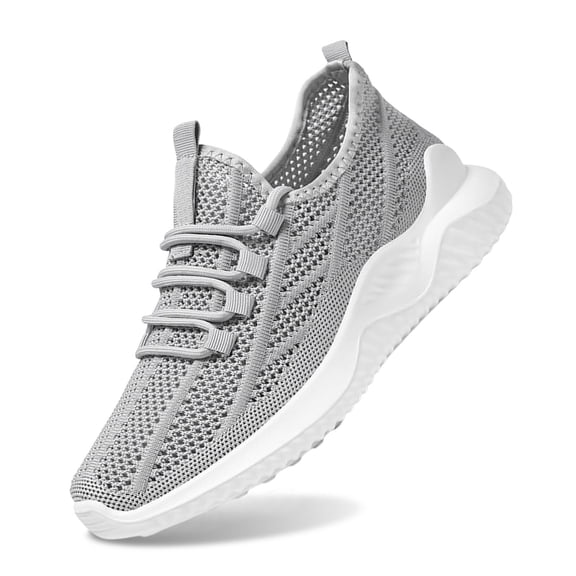 Mens Shoes,Walking Shoes Lightweight Athletic Running Footwear Gym Training Comfortable Sneakers for Workout,Shoes for Men,Grey,8.5
