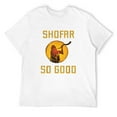 thumbnail image 1 of Mens Shofar So Good Jewish New Year Rosh Hashana Yom Kippur T-Shirt White Small, 1 of 5