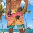 thumbnail image 1 of Mens Short Men Short Mens Cargo Short Mens Athletic Shorts Men Casual Fashion Print Shorts With Pockets Elastic Waist Beach Pants Multicolor XL, 1 of 5