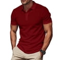 thumbnail image 1 of Mens Short Sleeve Button up Beach Shirt Mens White Vneck Tshirts Cotton Summer Shirts for Men 2025 Hawaiian Shirt for Men Cotton Big and Tall my order, 1 of 9