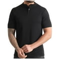 thumbnail image 1 of Mens Short Sleeve Button Down Shirts Short Sleeved T Shirt Short Sleeved Top Short Sleeved Round Neck Top Shirt, 1 of 6