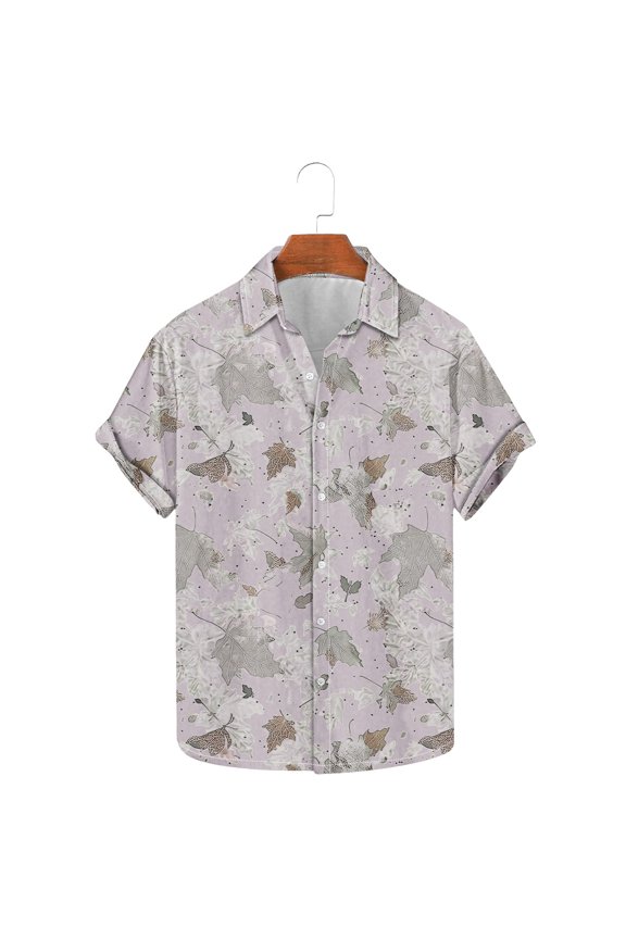 Mens Short Sleeve Button up Mens Tshirts Graphic Big and Tall Summer Tops with Sleeves 2025 Hawaiian Shirt for Men Cotton Yellow reorders