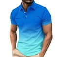 thumbnail image 1 of Mens Short Sleeve Button down Shirt Beach Linen Shirts for Men Crew Shirts for Men Mens Vacation Shirts Graphic T Shirts for Men Clearance T-Shirts for Men Multi Summer Savings Clearance, 1 of 5