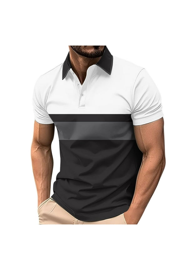 Mens Short Sleeve Button Down Shirts Men's Short Sleeve Button Up Short Sleeve White Dress Shirts for Men Linen Shirts for Men Short Sleeve Clearance Items Free Shipping