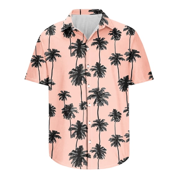 Mens Short Sleeve Button up Shirts Tshirts Shirts Men White Summer Tops Trendy Beachy Hawaiian Shirt for Men Cotton Large my orders