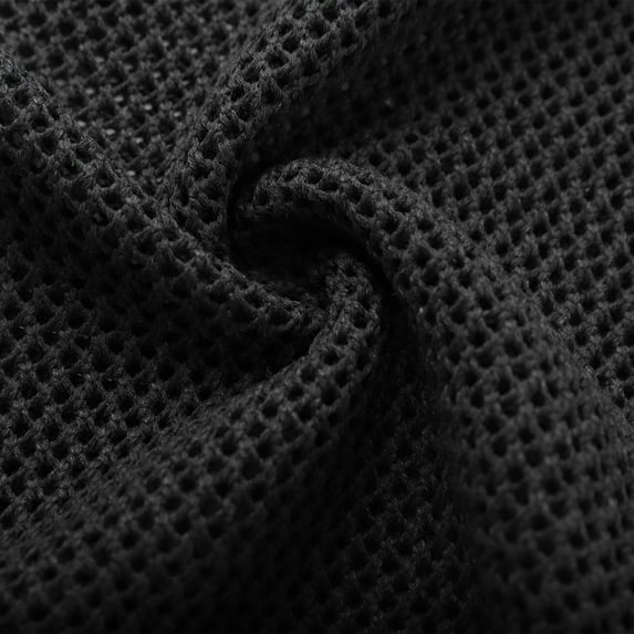 Mens Short Sleeve Hollow Out Knit Polo Shirt Mesh See Through Breathable Sports Tops Loose Fit Casual Shirts