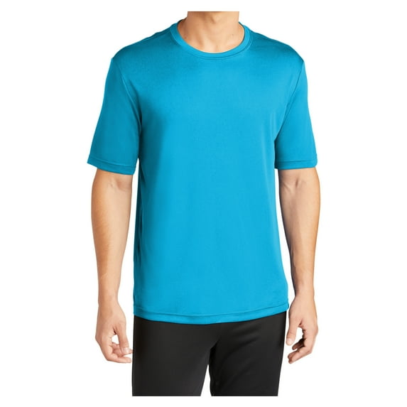 Mens Short Sleeve Performance Tall PosiCharge Competitor Polyester Tee Atomic Blue 2XLT