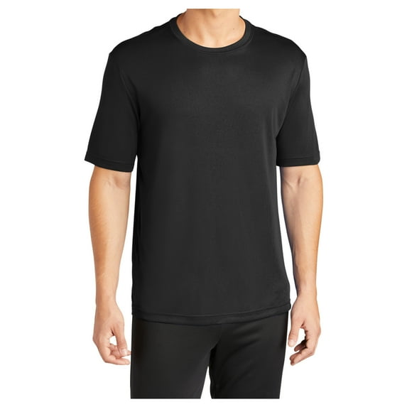 Mens Short Sleeve Performance Tall PosiCharge Competitor Polyester Tee Black XLT