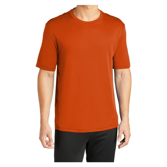 Mens Short Sleeve Performance Tall PosiCharge Competitor Polyester Tee Deep Orange 4XLT