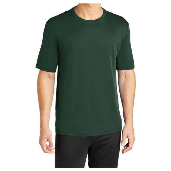 Mens Short Sleeve Performance Tall PosiCharge Competitor Polyester Tee Forest Green XLT