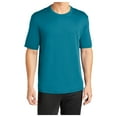 thumbnail image 1 of Mens Short Sleeve Performance Tall PosiCharge Competitor Polyester Tee Tropic Blue LT, 1 of 6